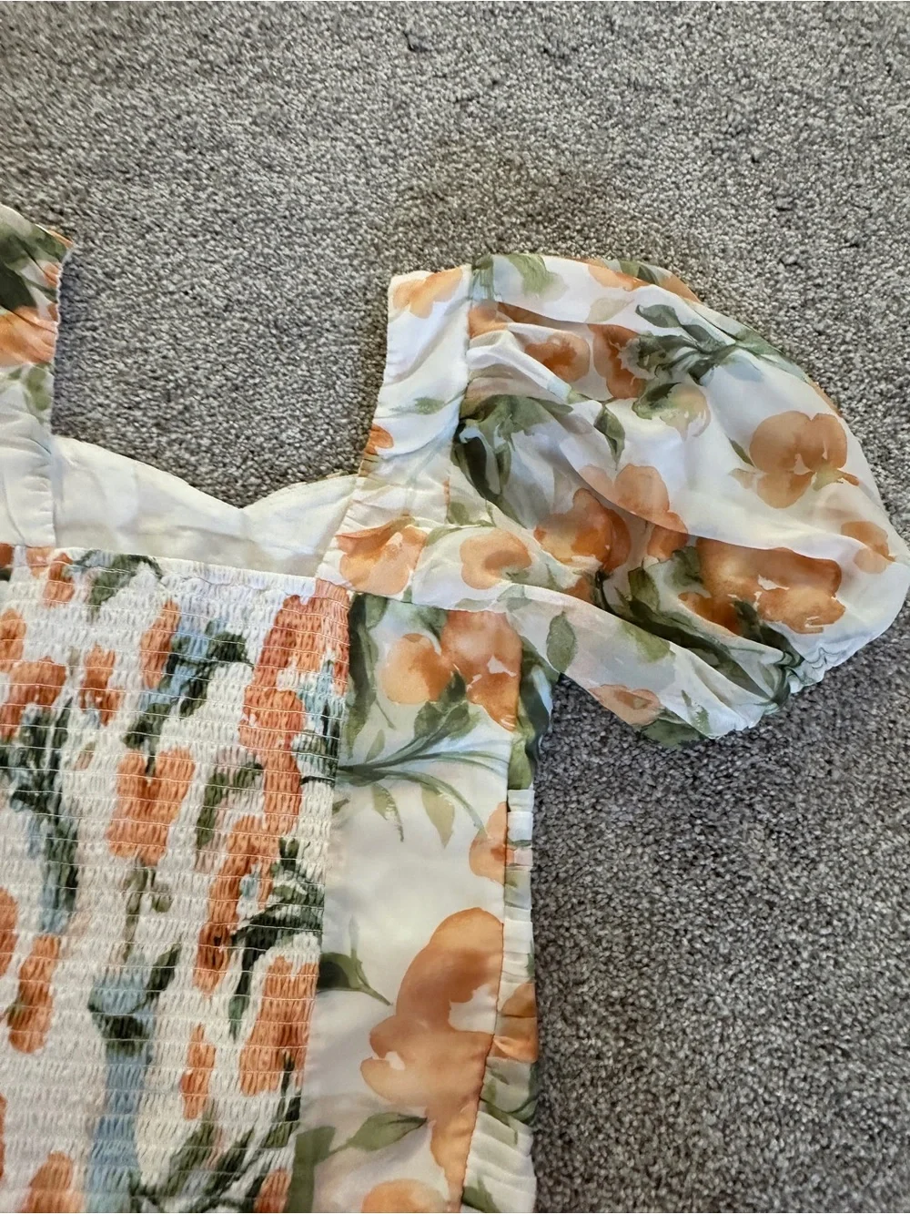 Abercrombie & Fitch sheer ivory